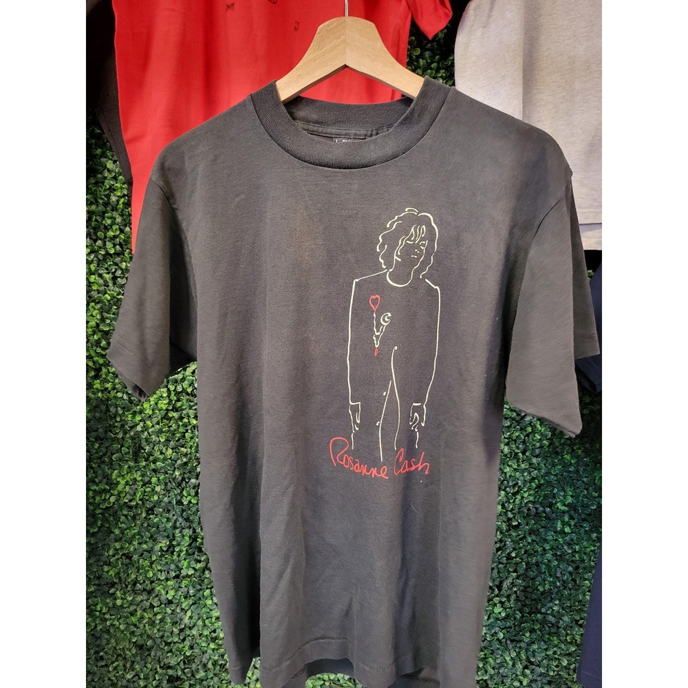 vtg 90s ROSANNE CASH MUSIC Tee Large // concert music kings record shop country